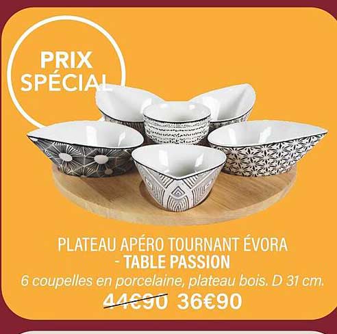 Plateau Apéro Tournant évora - Table Passion