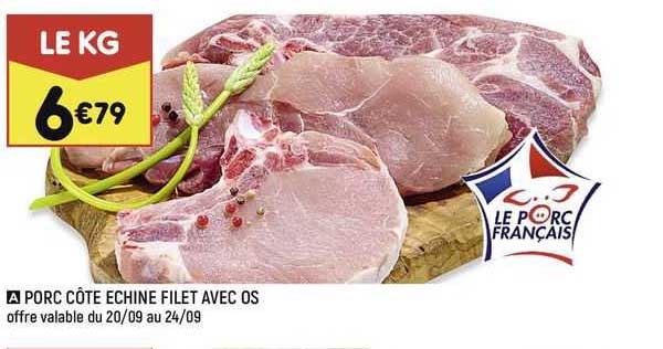 Porc Côte Echine Filet Avec Os