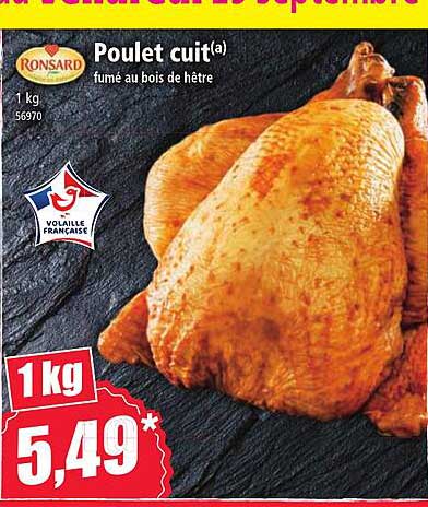 Poulet Cuit Ronsard