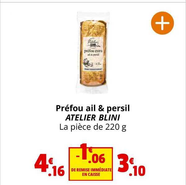 Préfou Ail & Persil Atelier Blini