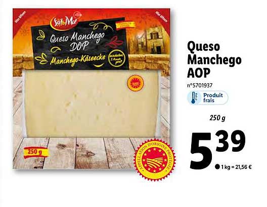 queso manchego aop sol&mar