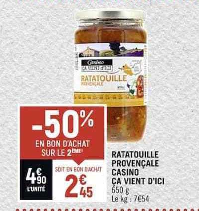 ratatouille provençale casino ça vient d'ici i