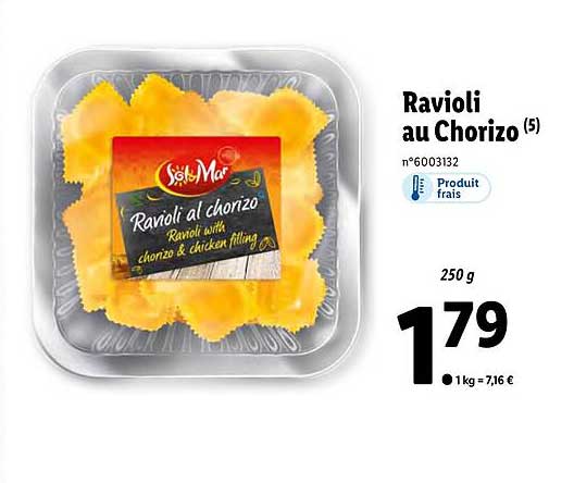 Ravioli Au Chorizo Sol&mar