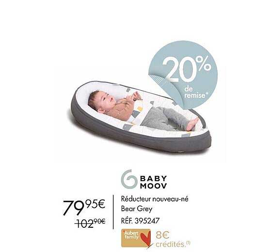 réducteur nouveau-né bear grey baby moov