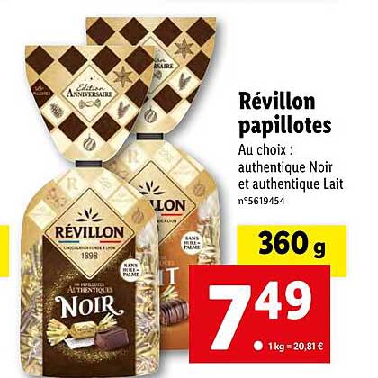 révillon papillotes