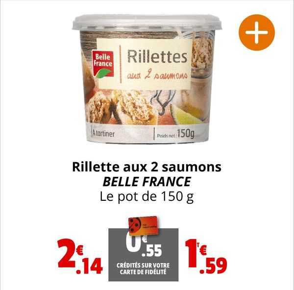 Rillette Aux 2 Saumons Belle France