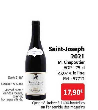 saint-joseph 2021 m. chapoutier aop