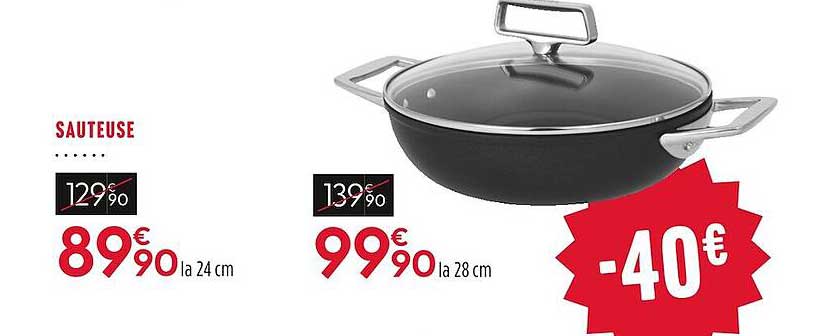 Sauteuse 24 Cm, 28 Cm