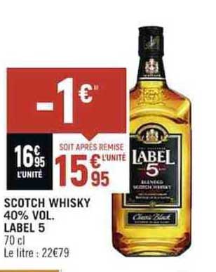 Scotch Whisky Label 5