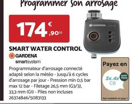 smart water control gardena