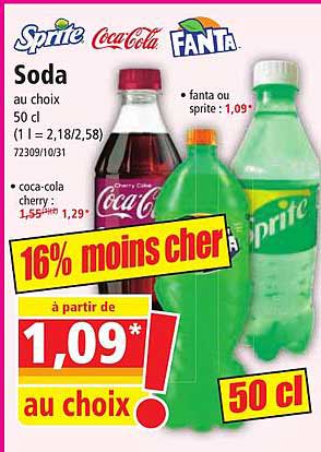 soda sprite, coca-Cola, fanta