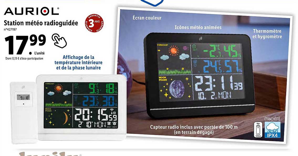 station météo radioguidée auriol