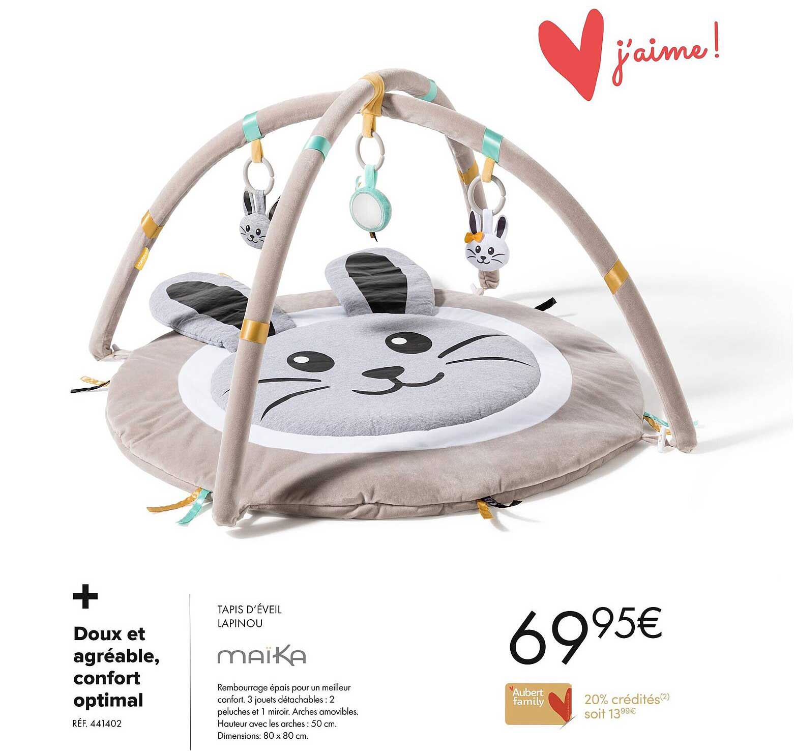 tapis d'éveil lapinou maika