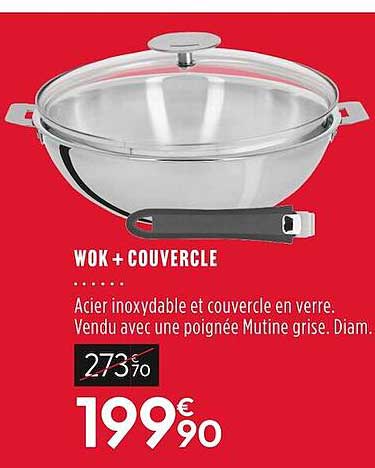 Wok + Couvercle