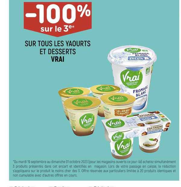 Yaourts Et Desserts Vrai