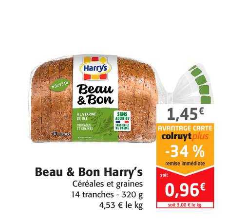 Beau & Bon Harry's -34% De Remise Immédiate