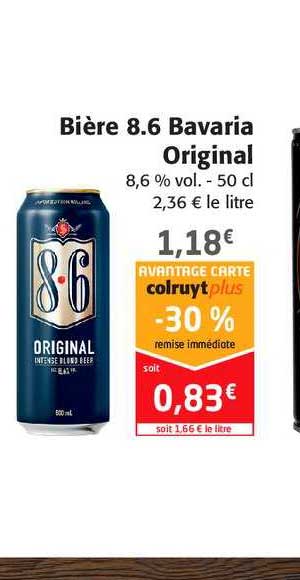 bière 8.6 bavaria original