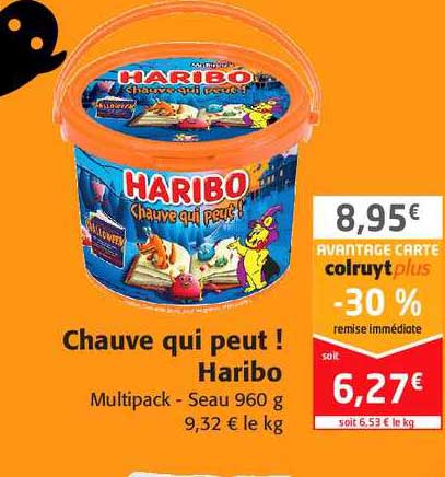chauve qui peut ! haribo -30% remise immédiate