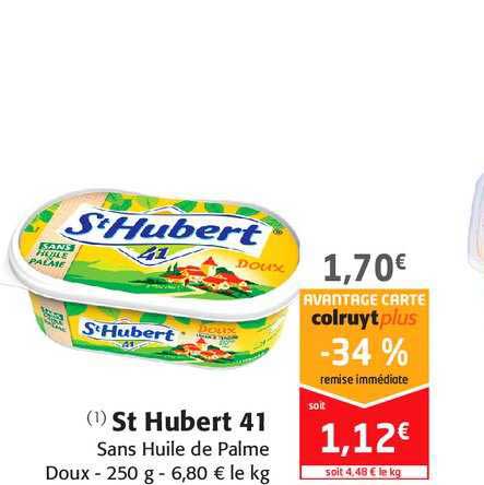 st hubert 41 -34% remise immédiate