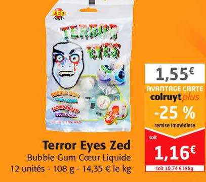 terror eyes zed -25% remise immédiate