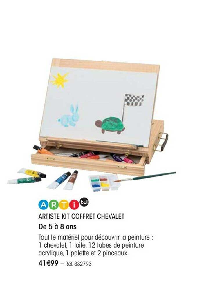 artiste kit coffret chevalet artibul