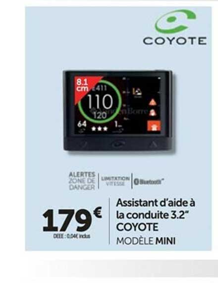 assistant d'aide à la conduite 3.2" coyote