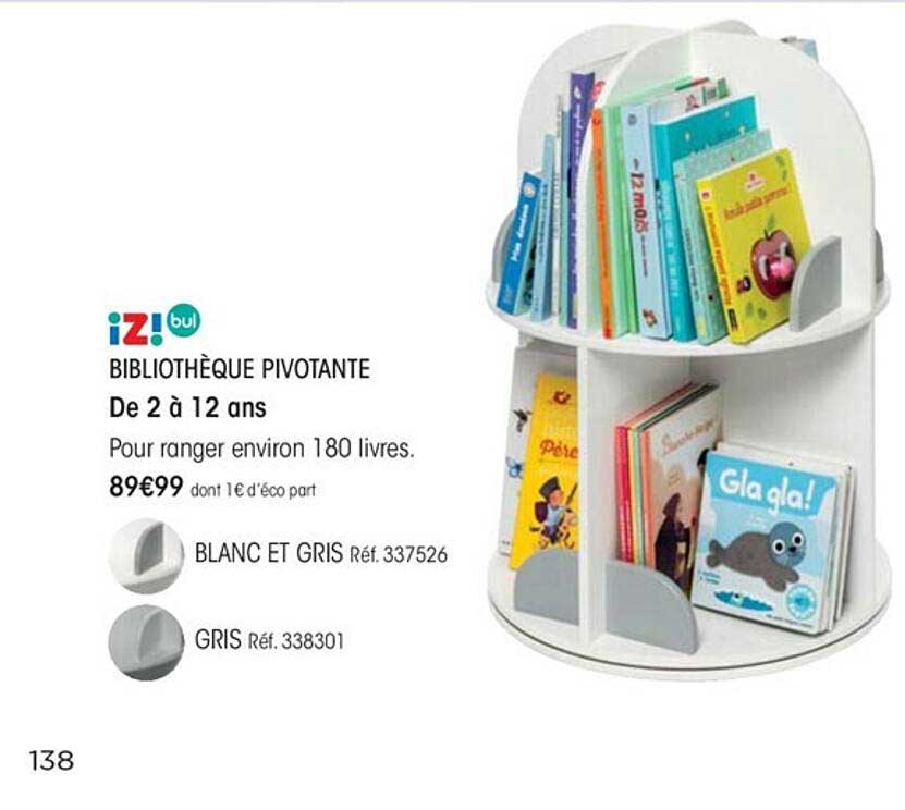 bibliothèque pivotante iz! bul