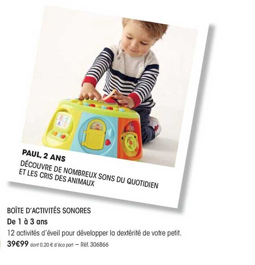 boîte d'activités  sonores