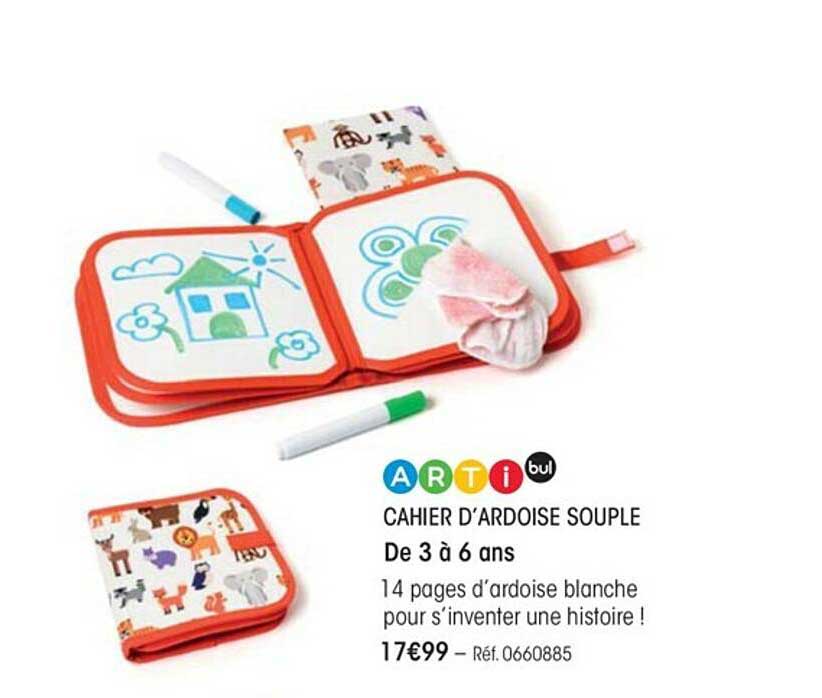 cahier d'ardoise souple artibul