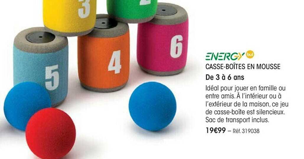 casse-boîtes en mousse energybul