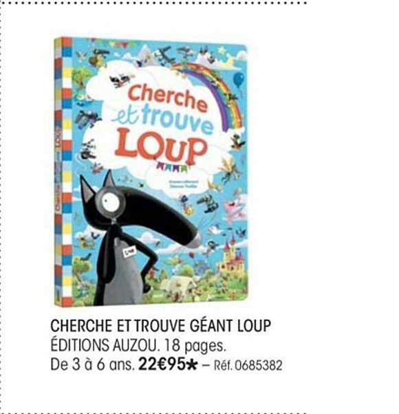 cherche et trouve géant loup éditions auzou