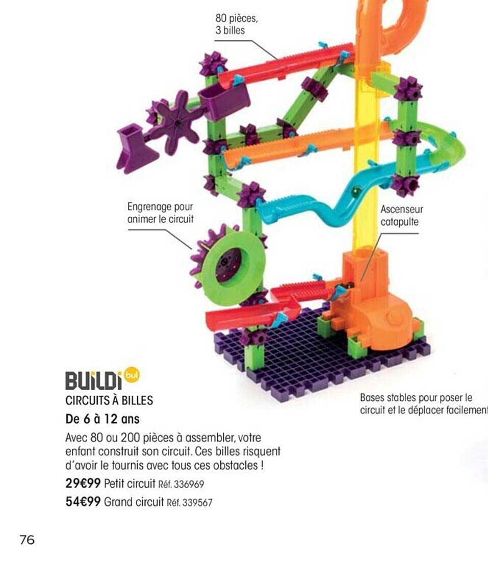 circuits à billes buildibul