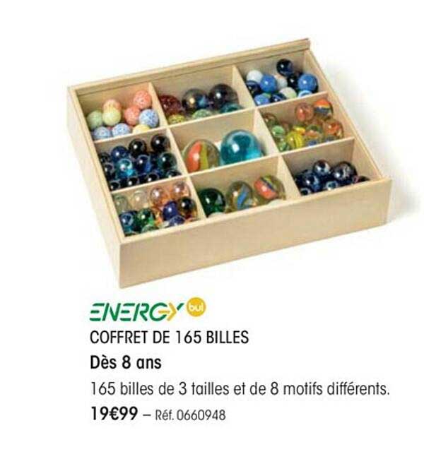 coffret de 165 billes energybul