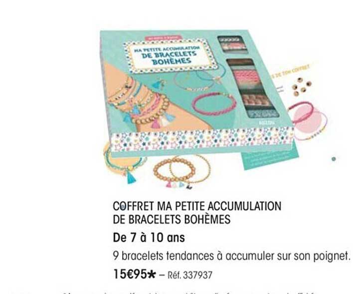 coffret ma petite accumulation de bracelets bohèmes