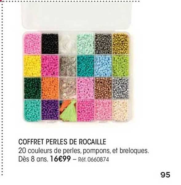 coffret perles de rocaille