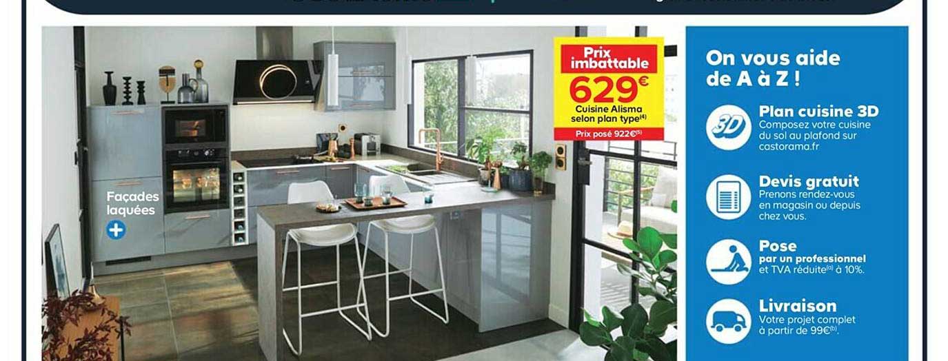 cuisine alisma selon plan type