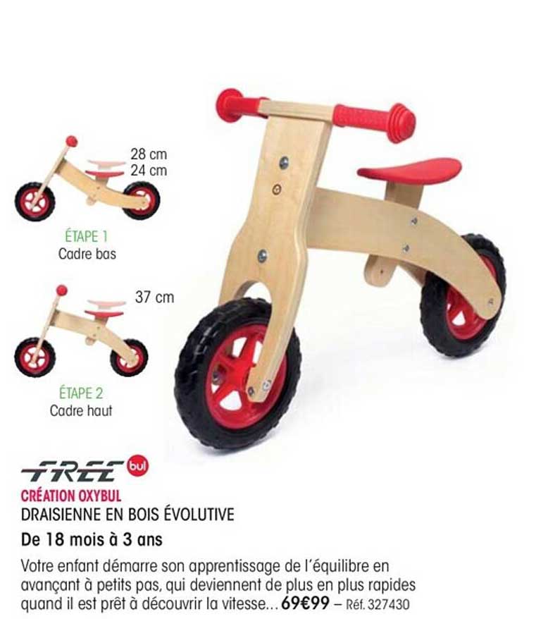 draisienne en bois évolutive freebul