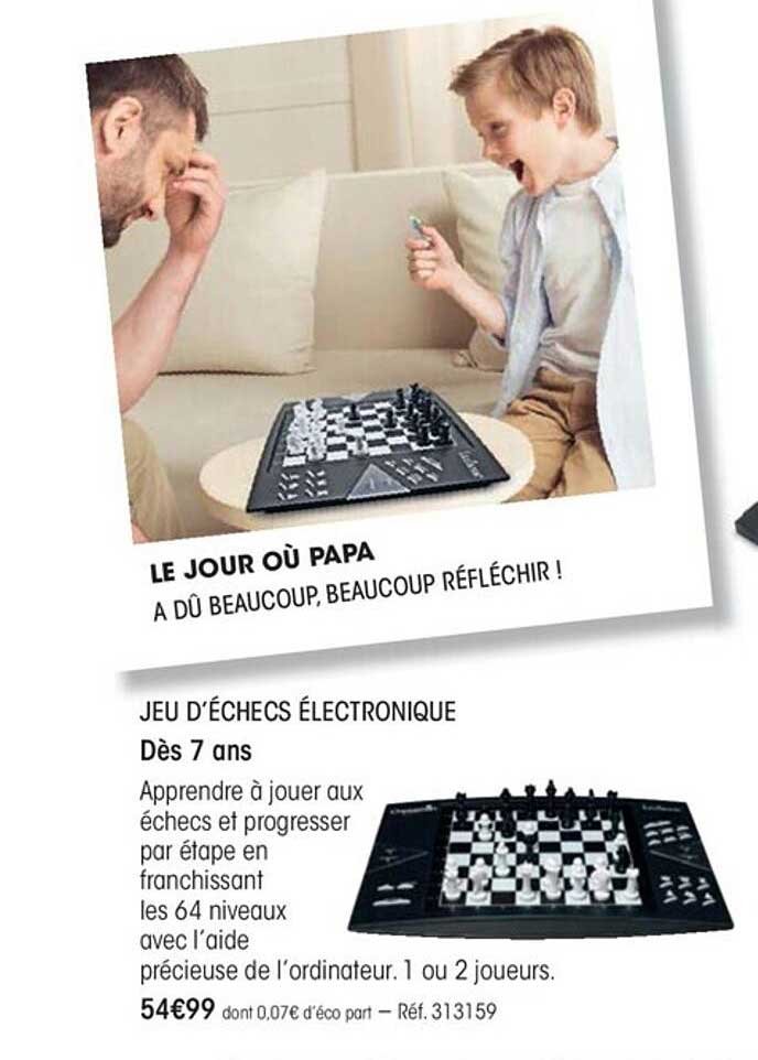 jeu d'échecs électronique