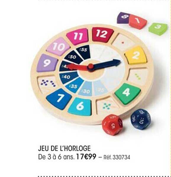 jeu de l'horloge