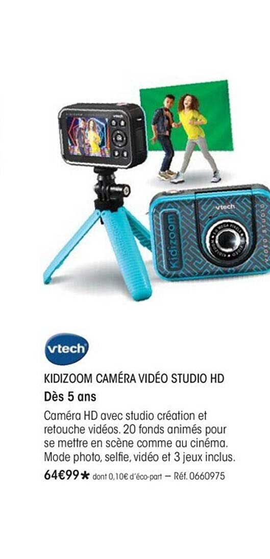 kidizoom caméra vidéo studio hd vtech