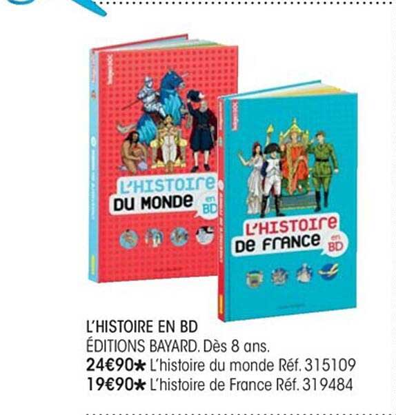 l'histoire en bd éditions bayard