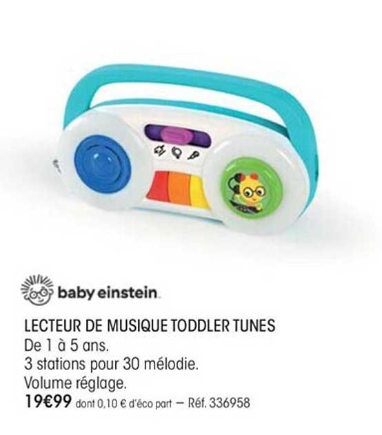 lecteur de musique toddler tunes baby einstein