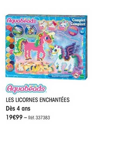 les licornes enchantées aquabeads