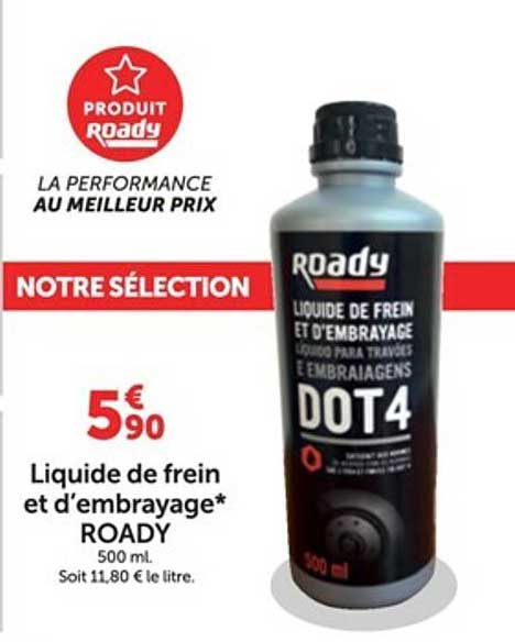 liquide de frein et d'embrayage roady