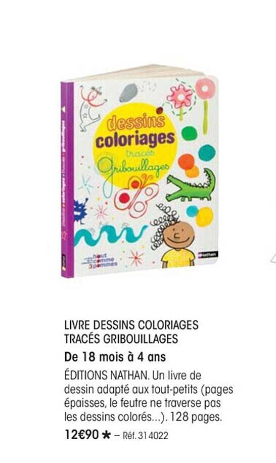 livre dessins coloriages trancés gribouillages