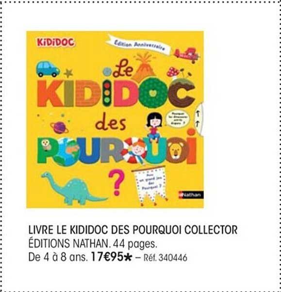 livre le kididoc des pourquoi collector éditions nathan