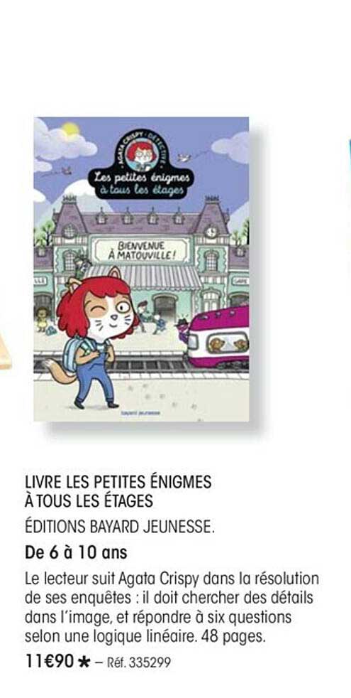 livre les petites énigmes à tous les étages