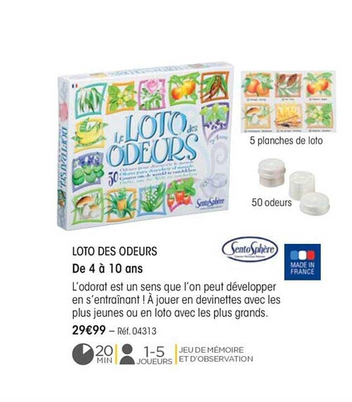loto des odeurs