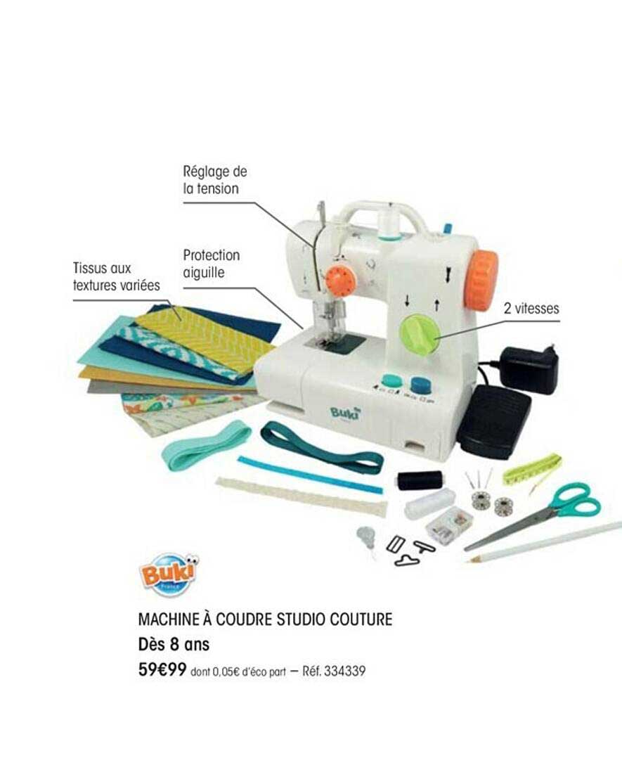 machine à coudre studio couture bukï