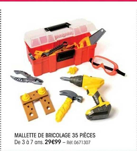 Mallette De Bricolage 35 Pièces